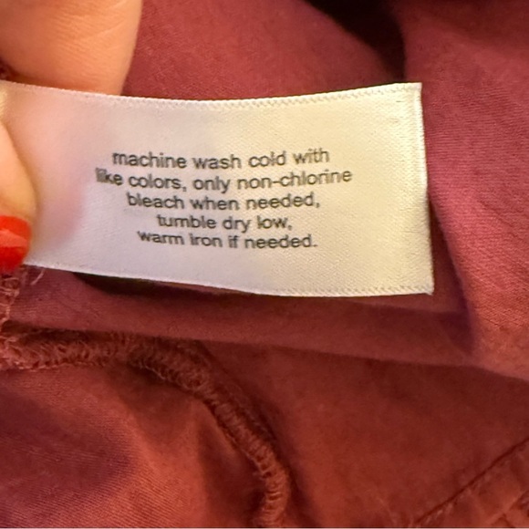 Lane Bryant Off-The-Shoulder Eyelet Ruffle Top Pink Rose Plus Sz 26/28 Coquette - Picture 10 of 12